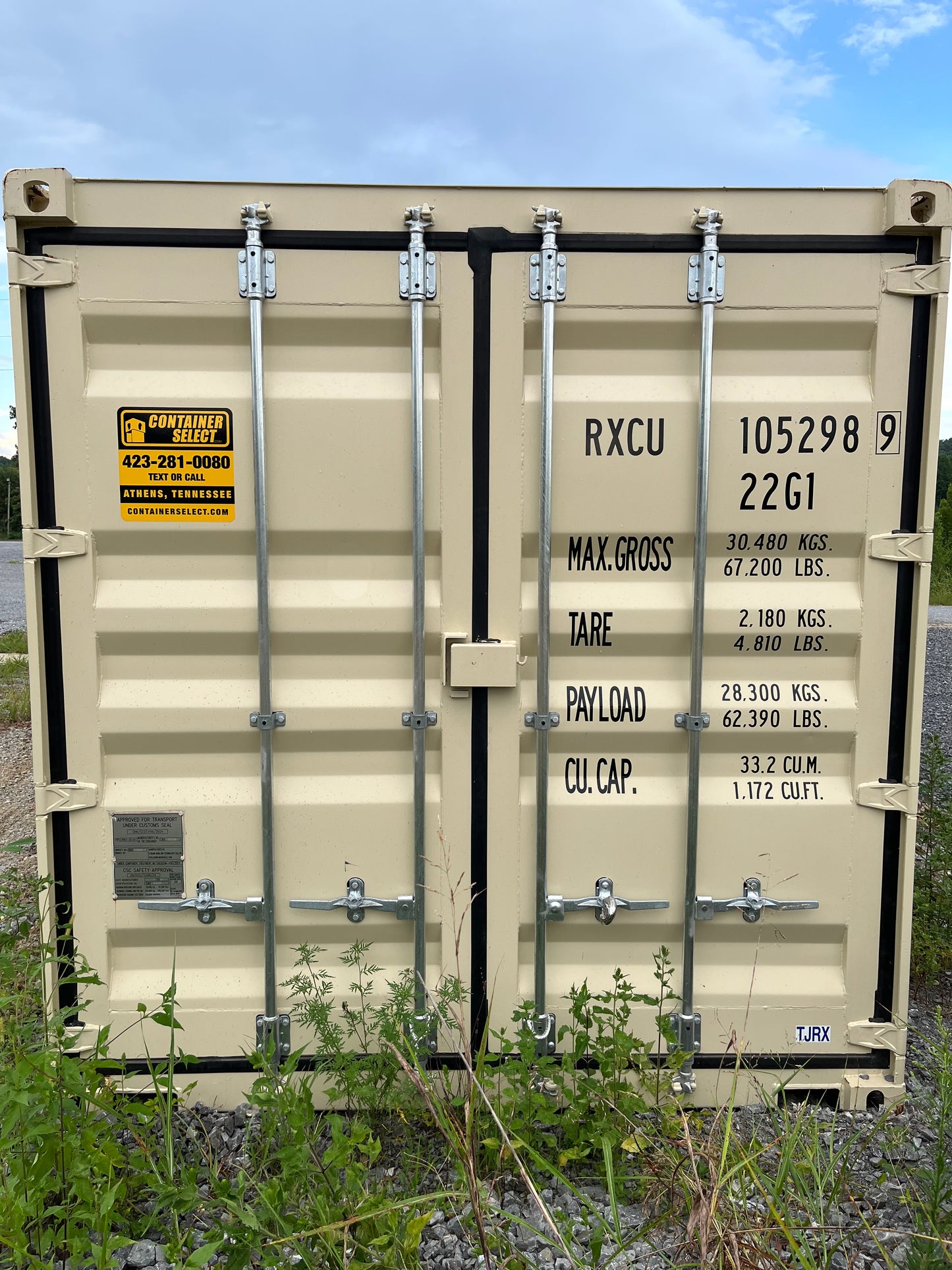 20' New One Trip Container - RXCU 1052989
