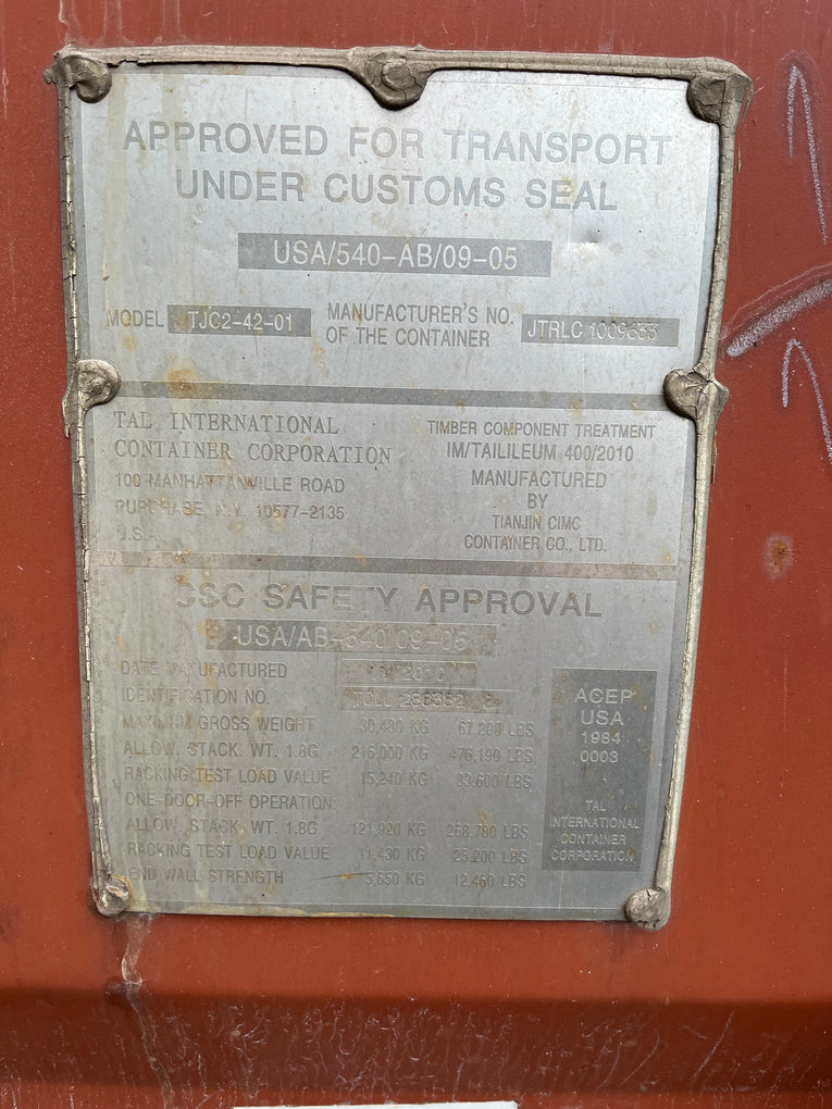 20' Cargo Worthy TCLU 2883828