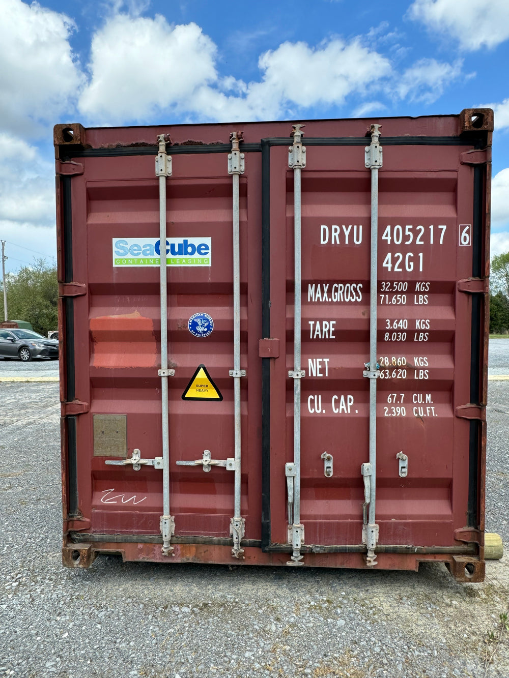 40’ Used Container DRYU 405217 - Tax and Delivery Included