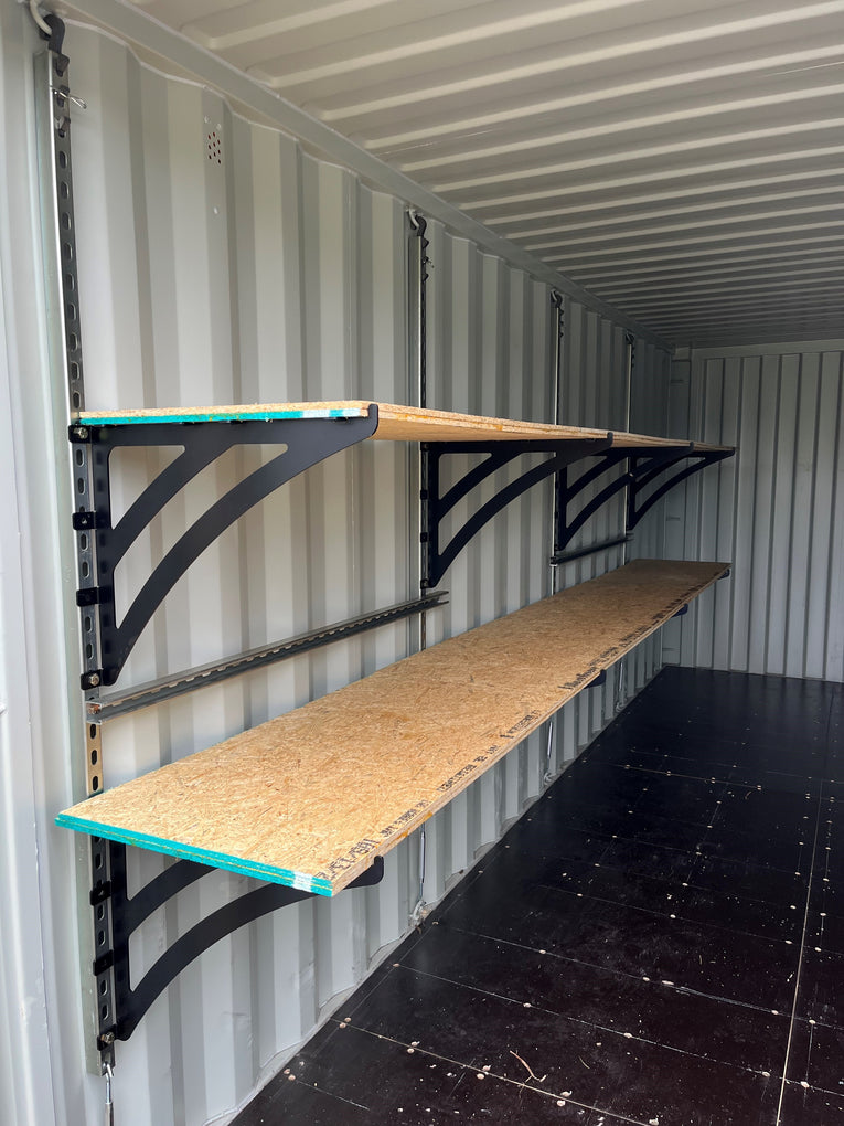 Shelving Systems for 20' Containers - Up to 2x the storage space