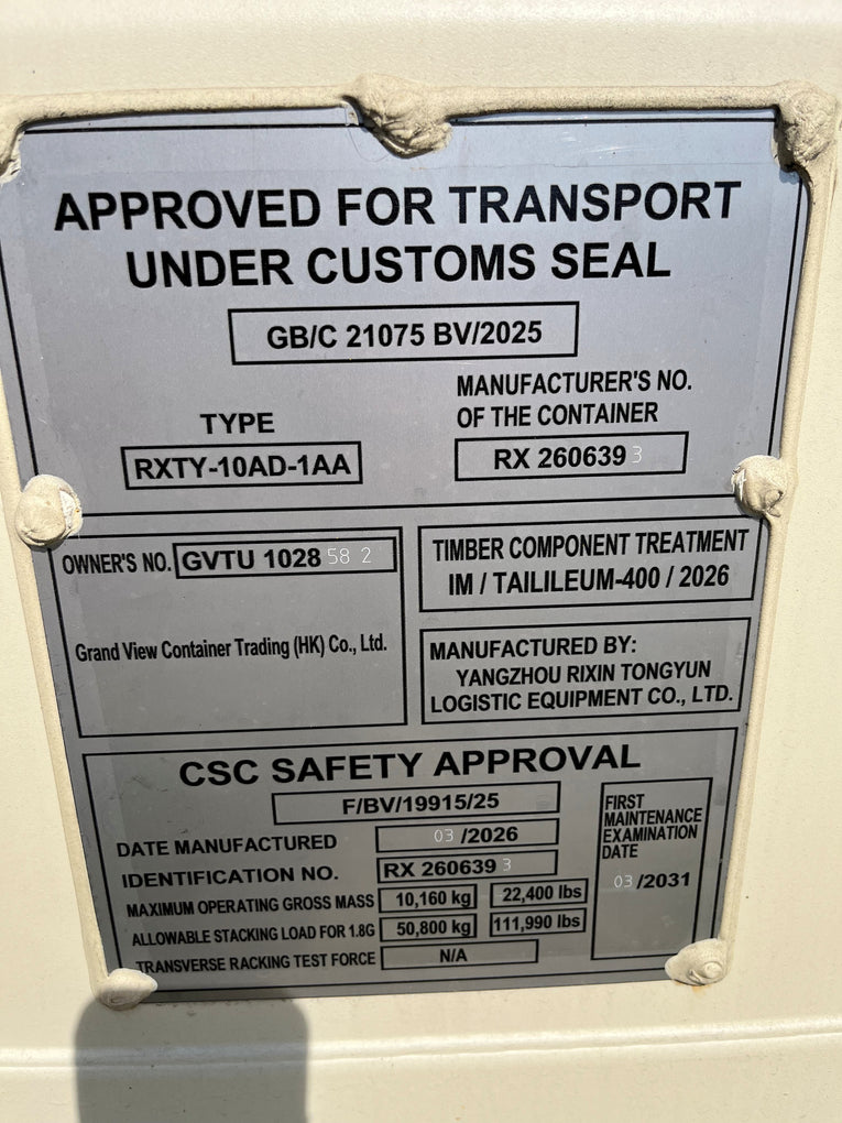 10 foot New Container