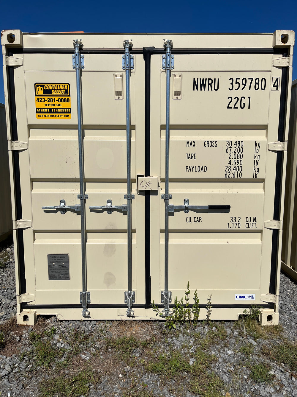 20' New One Trip Container - NWRU 3597804