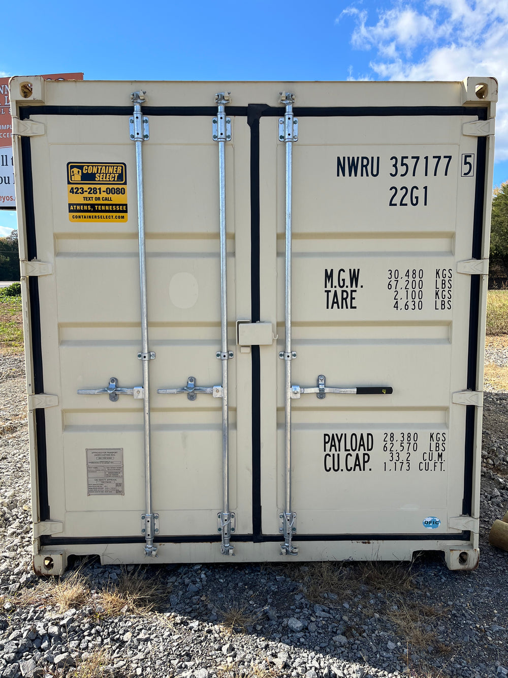 20' New One Trip Container - NWRU 3571775