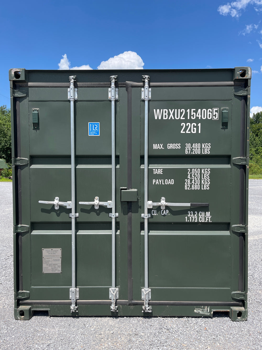 20’ new 1-trip - Army Green WBXU 2154065 - Athens TN
