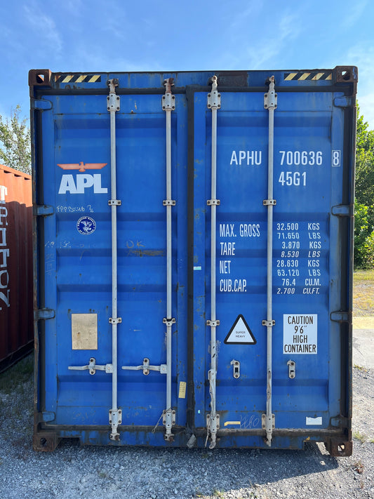 40' HC Container - APHU 7006368