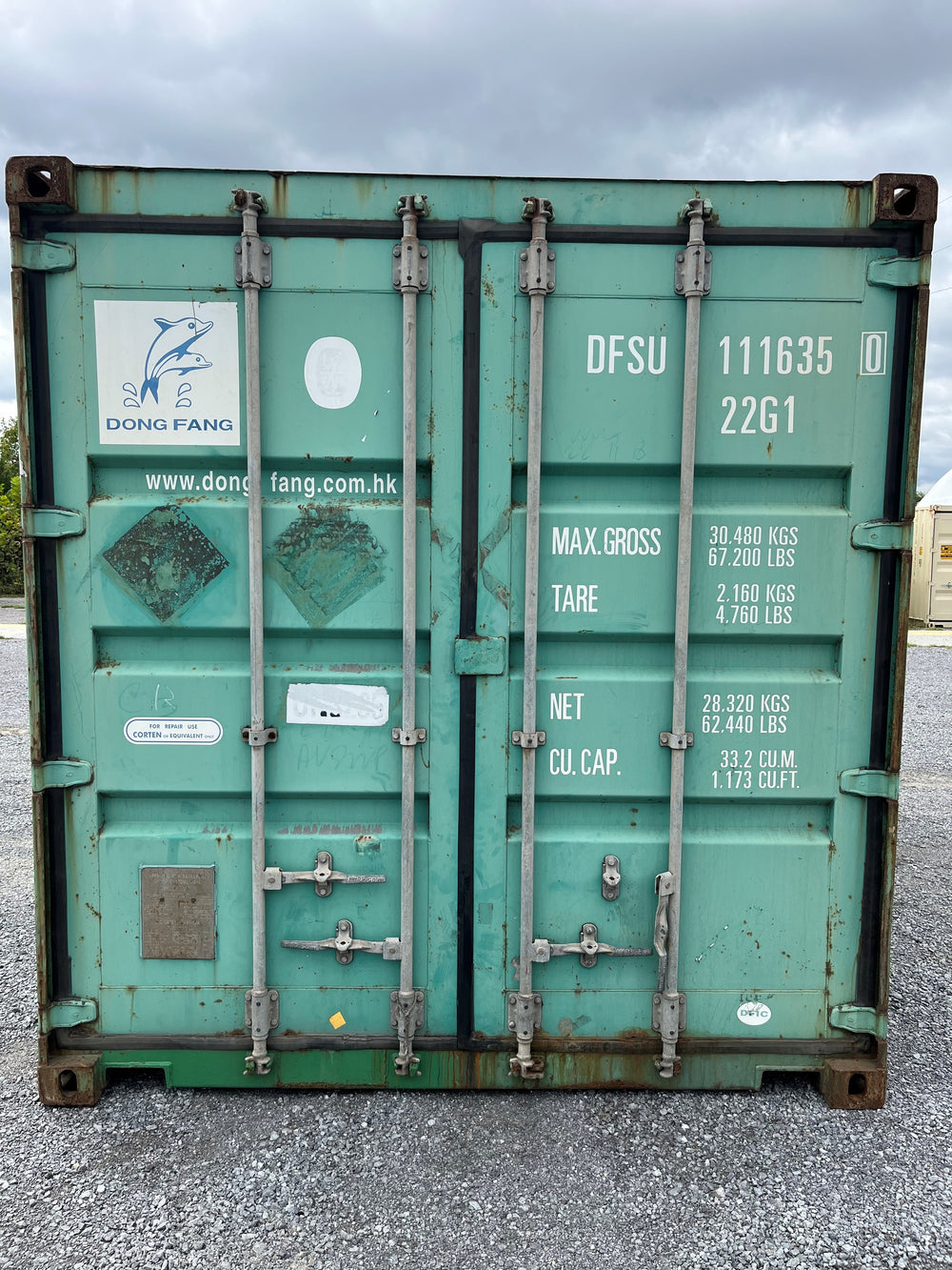 20' Used Cargo Worthy - DFSU 1116350