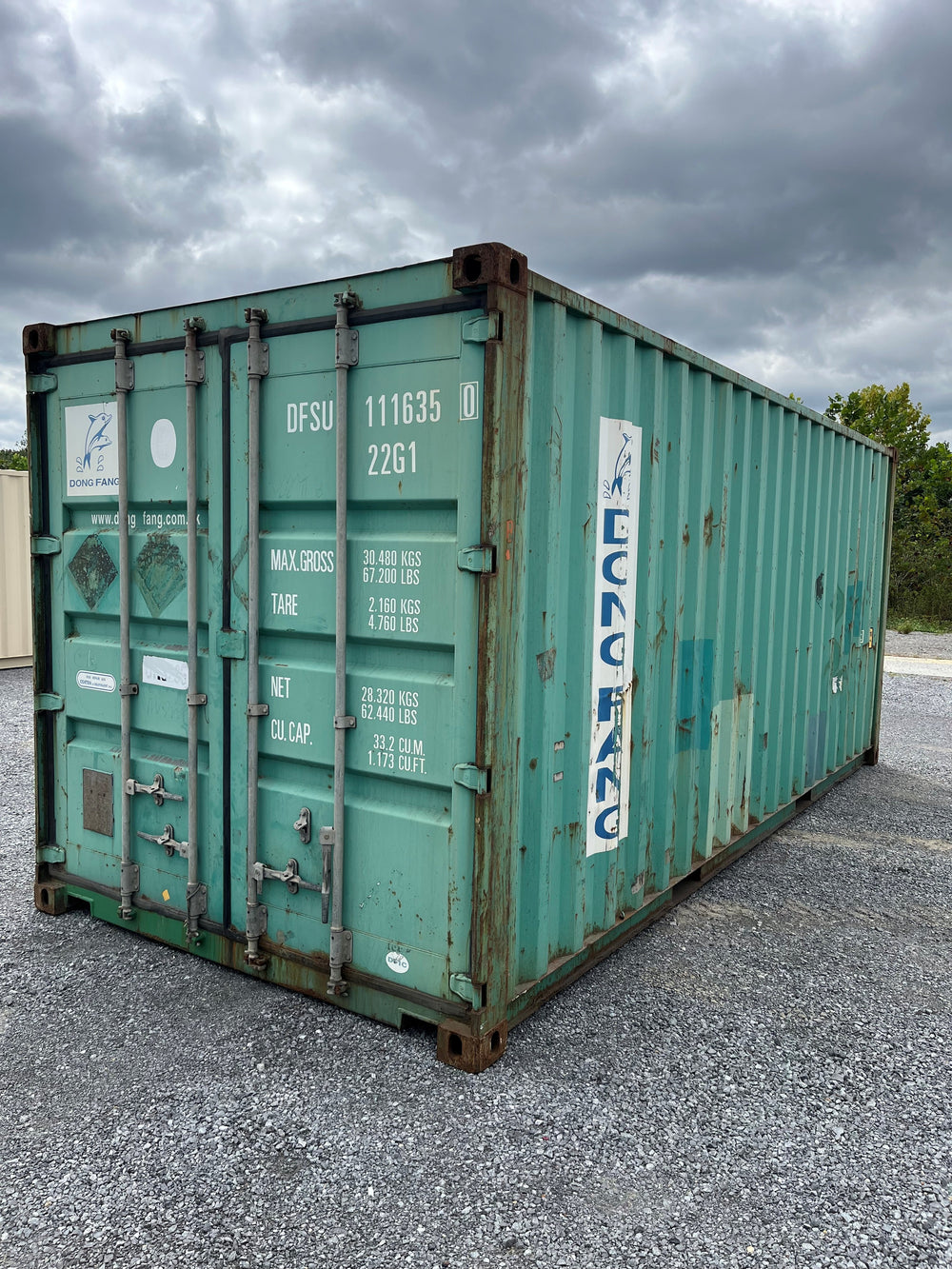 20' Used Cargo Worthy - DFSU 1116350