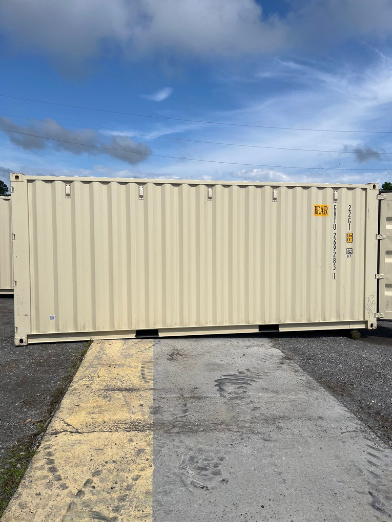 20' New 1-trip Double Door Container - Ivory Color - Athens TN