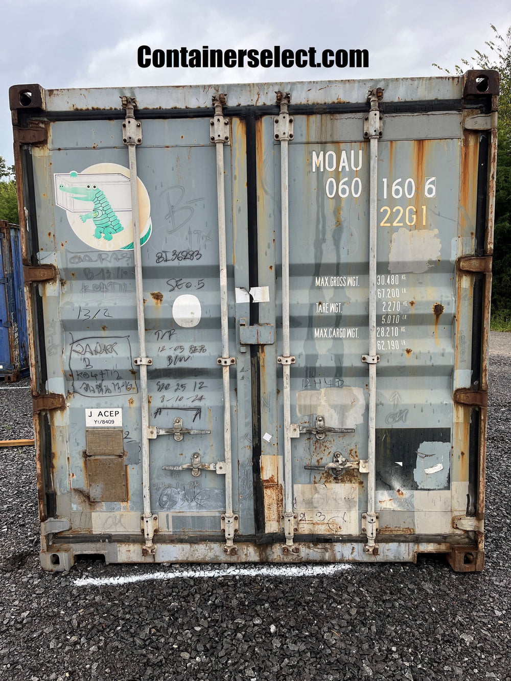 20' Cargo Worthy Container - MOAU 0601606