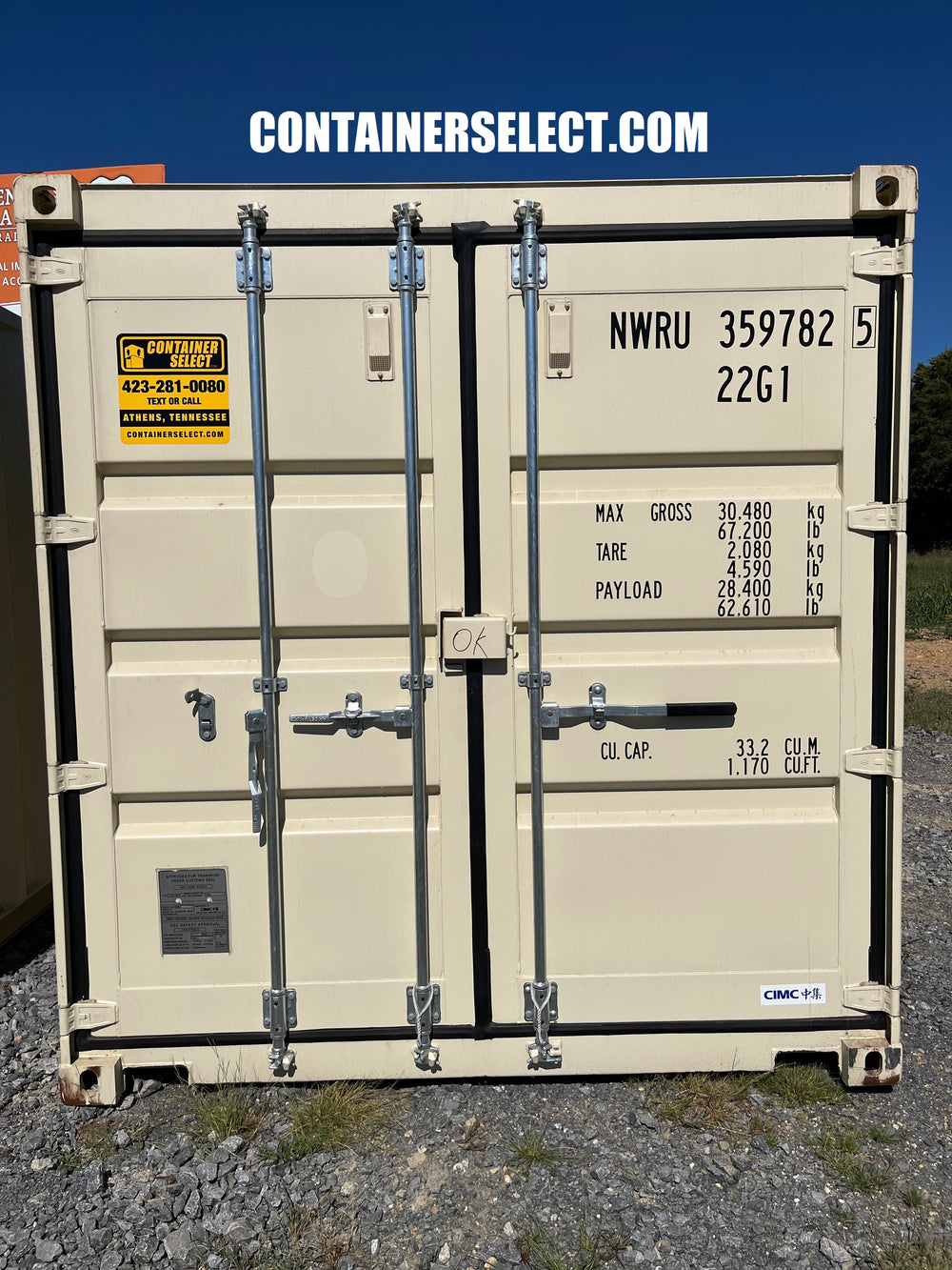 20' New One Trip Container - NWRU 3597825
