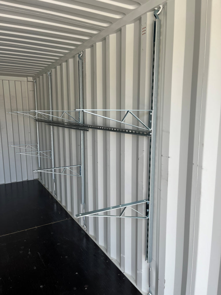 Shelving Systems for 20' Containers - Up to 2x the storage space