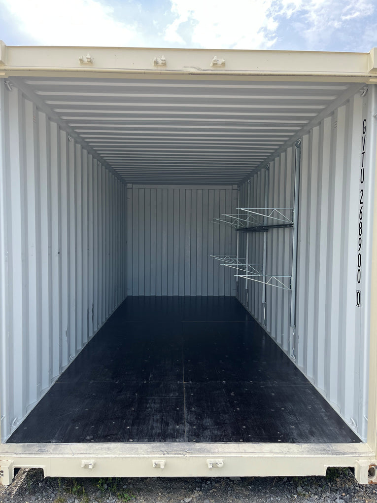 Shelving Systems for 20' Containers - Up to 2x the storage space