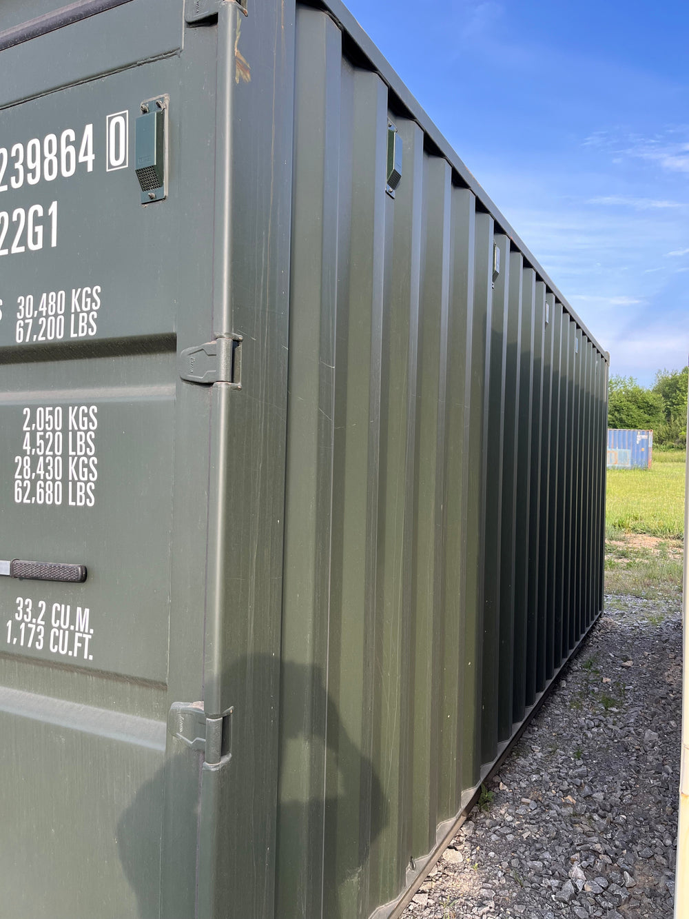 20 foot Army Green Container = TGSU 2398640