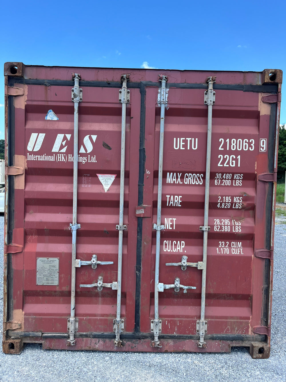 20' Used Container UETU 2180639